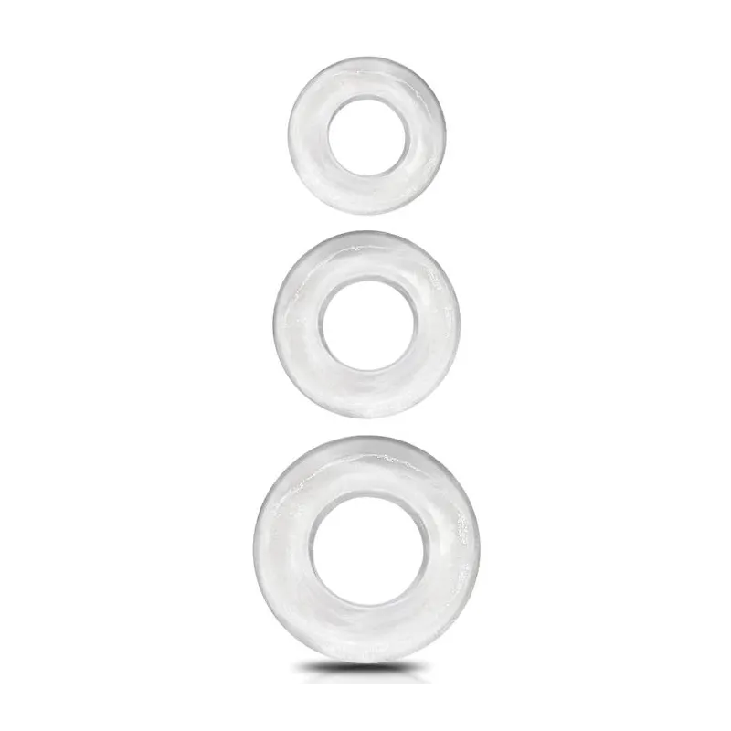 Beast Rings Lot de 3 cockrings souples Beast Rings Transparents